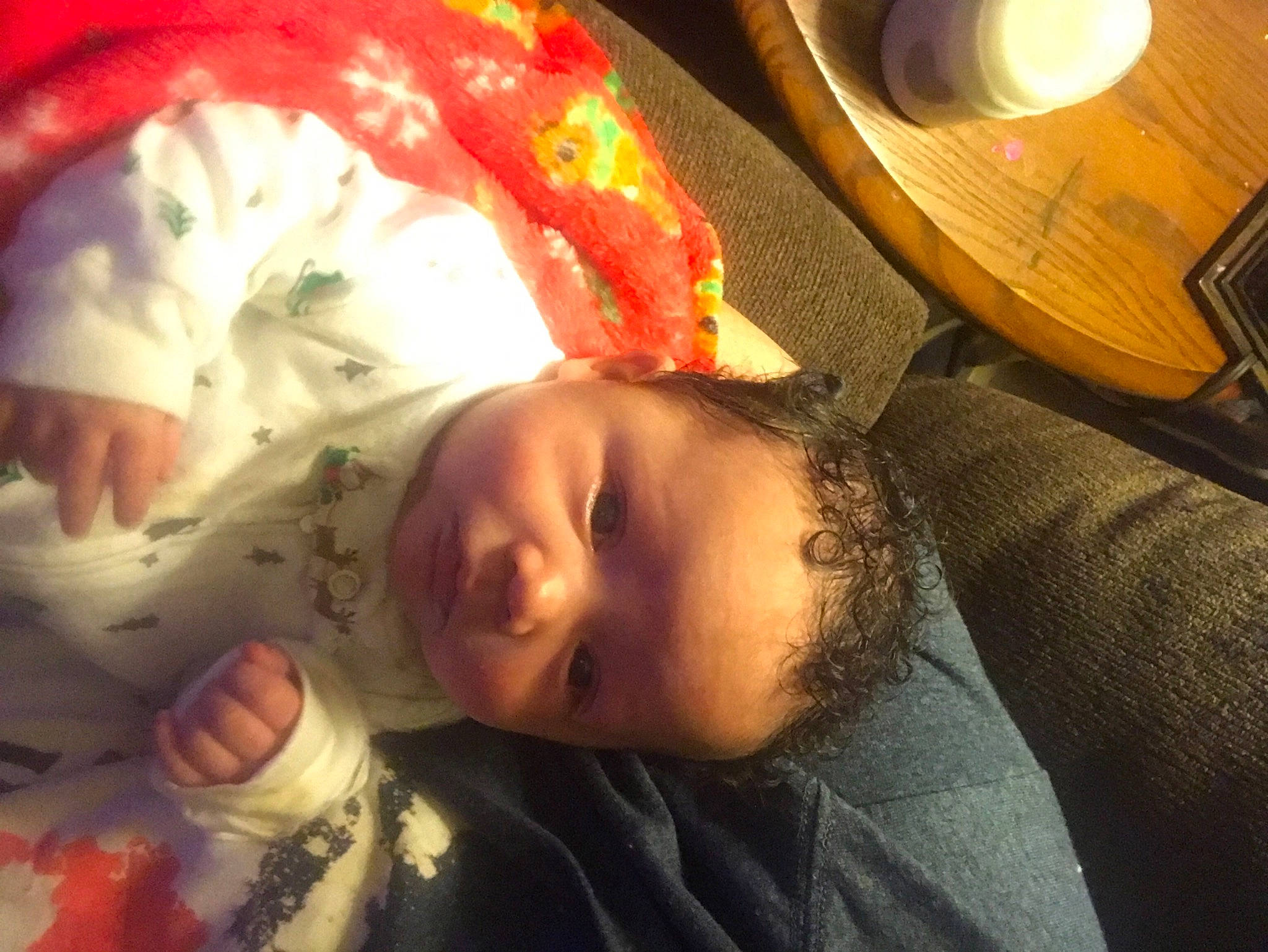 Kadence is registered to the contest to win money with this photo: baby, baby_products, baby_safety, baby_toddler_clothing, bedtime, cheek, child, chin, circle, comfort, facial_expression, fun, happy, mouth, nose, person, plate, room, skin, tableware