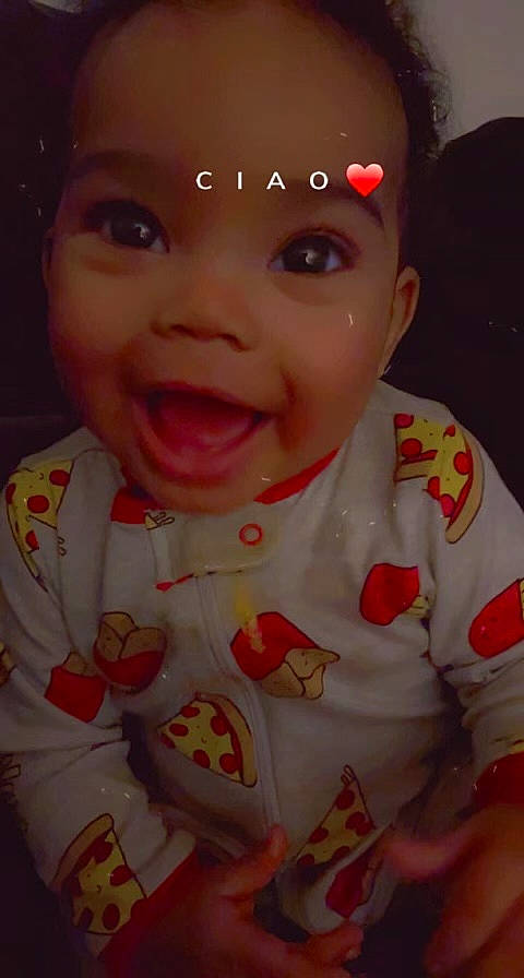 Rahmond Jr. joined the competition — help win amazing prizes! baby, baby_toddler_clothing, cheek, child, chin, eye, eyebrow, face, facial_expression, happy, head, lip, mouth, nose, organ, person, pink, product, skin, smile