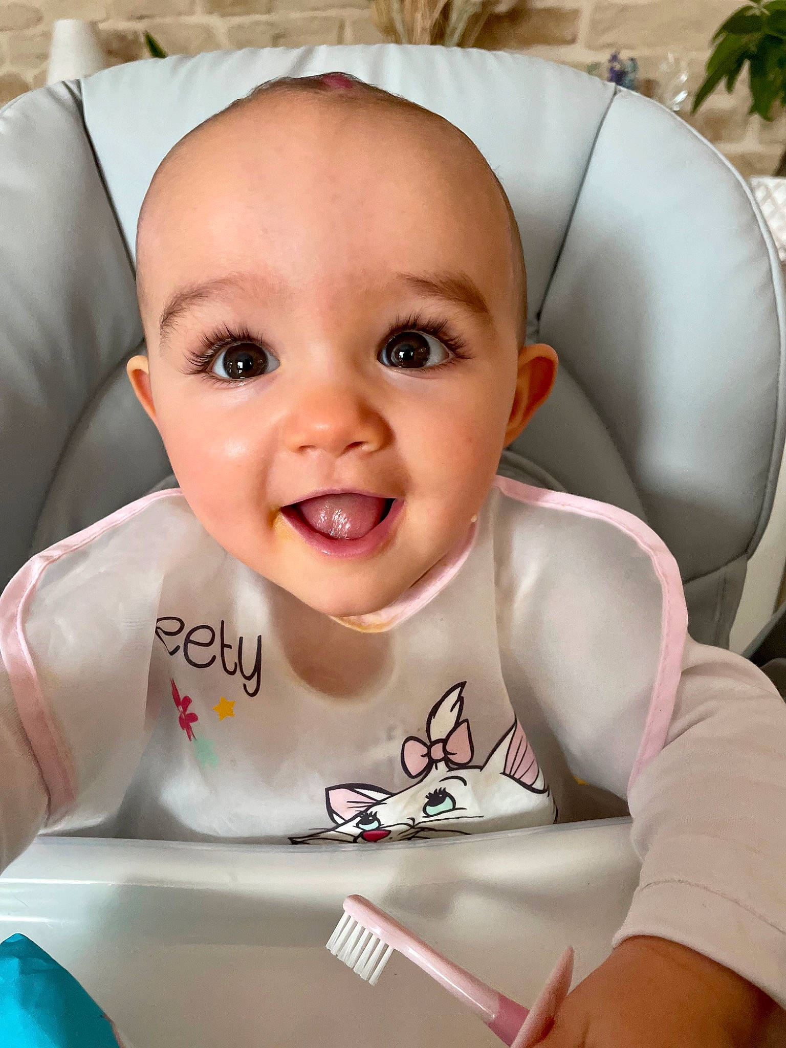Tessa a rejoint le concours — aidez-le/la à gagner de superbes lots ! baby, baby_toddler_clothing, cheek, chin, comfort, eye, eyebrow, eyelash, face, happy, head, iris, lip, mouth, nose, organ, person, pink, skin, smile