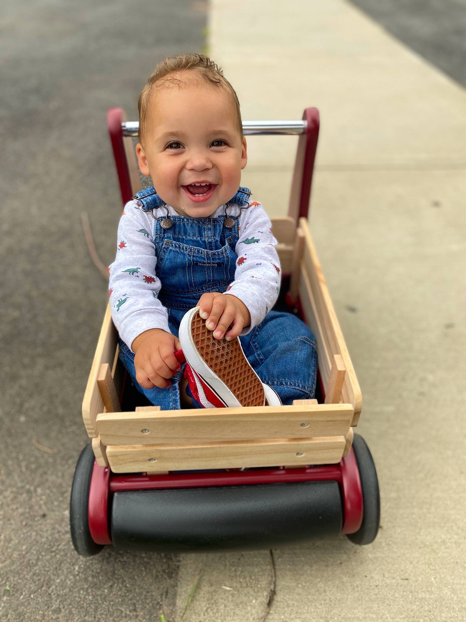 Noah is registered to the contest to win money with this photo: baby, baby_carriage, baby_toddler_clothing, chair, clothing, comfort, eye, facial_expression, flash_photography, happy, human_body, joy, leisure, people_in_nature, person, product, recreation, skin, smile, toddler