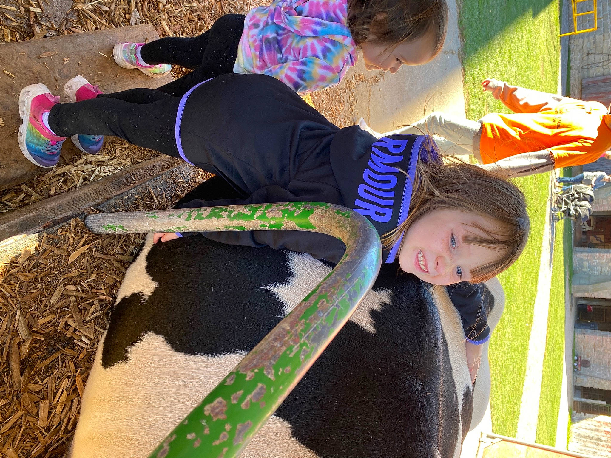 Evalyn joined the competition — help win amazing prizes! black, child, fun, grass, green, hairstyle, happy, joy, leisure, pattern, people, person, recreation, soil, thigh, toddler, tree, vacation, visual_arts