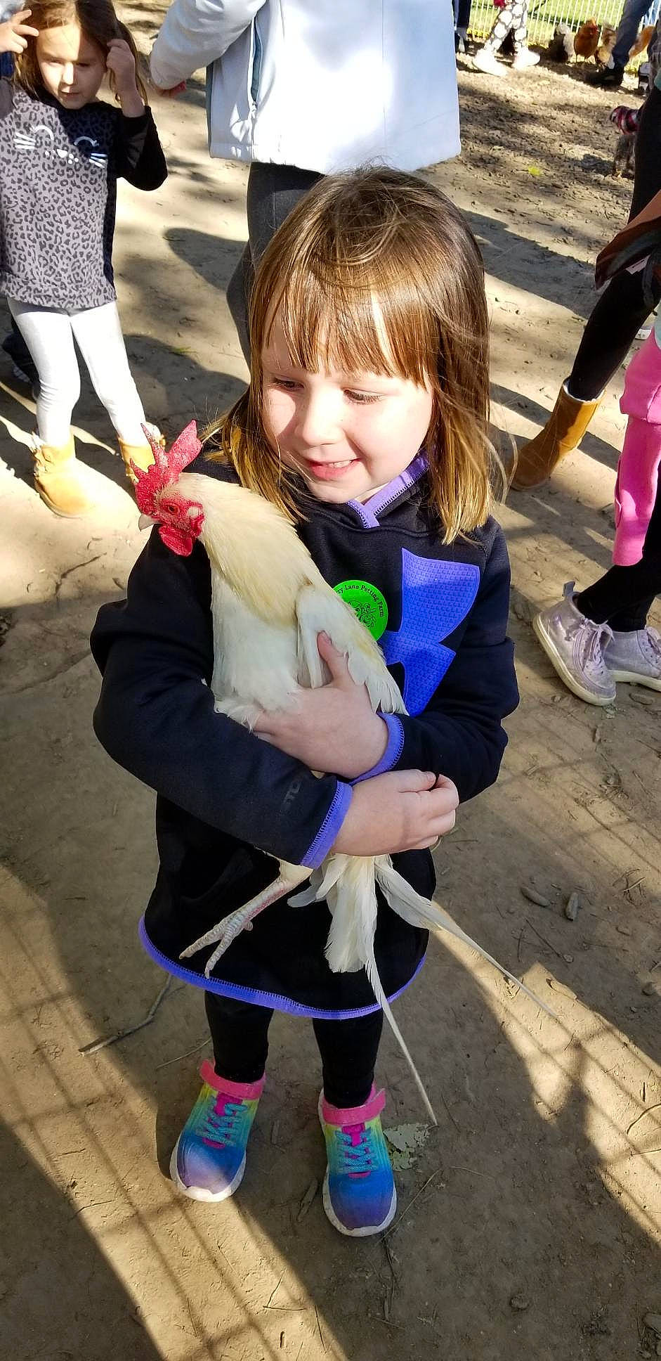 Evalyn joined the competition — help win amazing prizes! child, electric_blue, event, fun, hairstyle, happy, joy, leisure, people, person, photograph, pink, purple, recreation, shoe, smile, snapshot, sneakers, street_fashion, textile