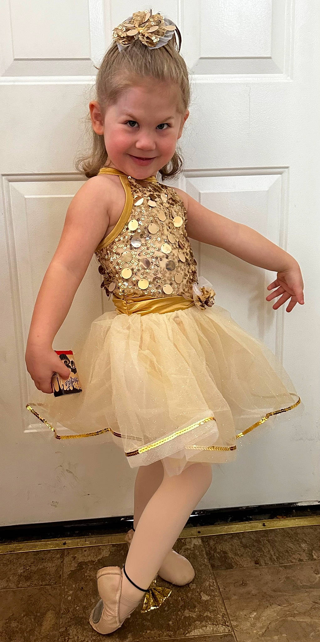 Clarke joined the competition — help win amazing prizes! abdomen, baby_toddler_clothing, day_dress, door, dress, embellishment, fashion_design, happy, human_body, iris, joint, joy, leg, one_piece_garment, person, pink, skin, sleeve, thigh, toddler