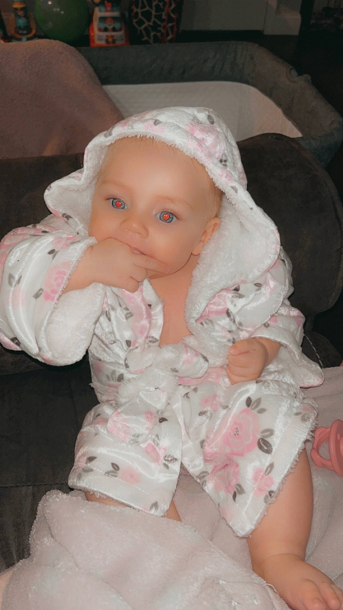 Kamber is registered to the contest to win money with this photo: baby, baby_products, baby_safety, baby_toddler_clothing, cheek, child, comfort, dress, eye, eyelash, human_body, iris, lip, mouth, nose, person, pink, skin, sleeve, thumb