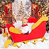 Tyler is registered to the contest to win money with this photo: celebration, child, christmas, christmas_tree, decorations, festive, gift, happy, holiday, indoor, lights, portrait, present, red_bow, sleigh, smiling, snow, toddler, winter, wreath