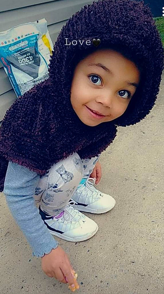 Ky'Lea joined the competition — help win amazing prizes! beauty, black, black_hair, cheek, child, cool, eye, eyebrow, face, forehead, hair, hairstyle, head, headgear, headwear, joy, lip, long_hair, nose, outerwear