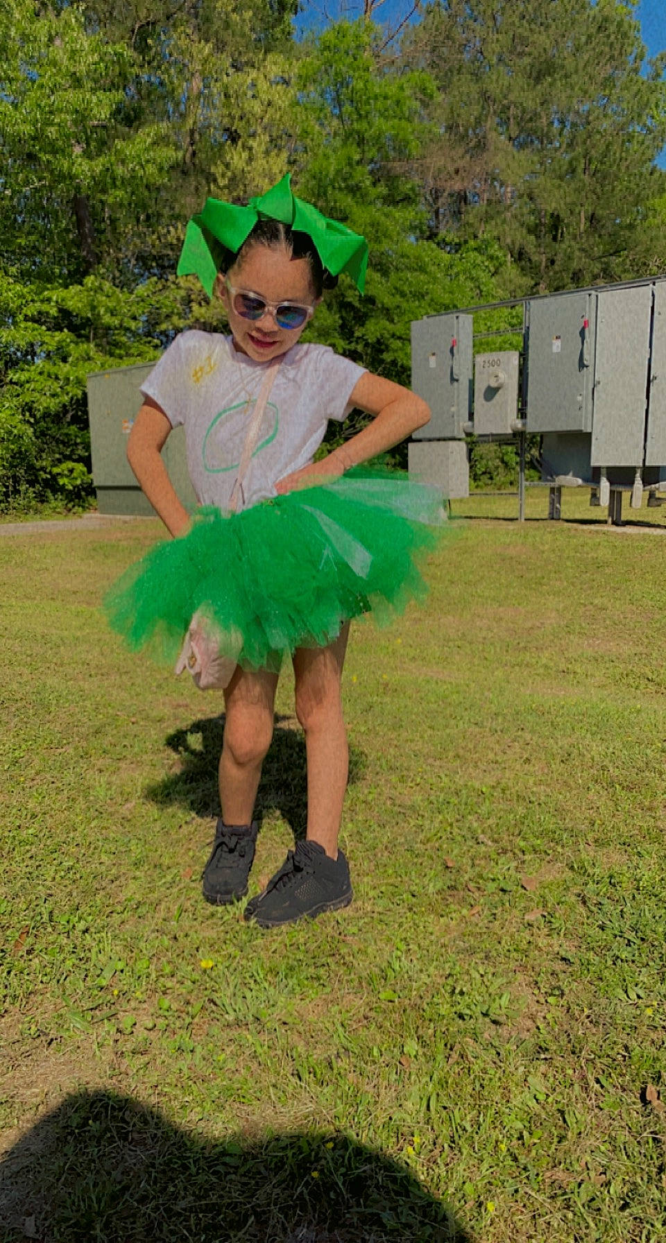 Nikkole is registered to the contest to win money with this photo: ballet_tutu, child, costume, dance, electric_blue, entertainment, event, fashion_accessory, fun, grass, grassland, happy, magenta, party_supply, people_in_nature, performing_arts, person, plant, recreation, tree