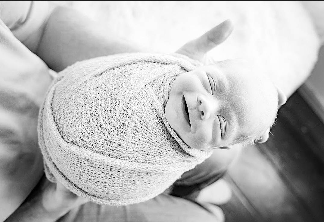 Link joined the competition — help win amazing prizes! baby, black, black_and_white, cap, chin, comfort, elbow, eye, eyelash, flash_photography, gesture, grey, hair, happy, head, human_body, lip, monochrome_photography, person, smile