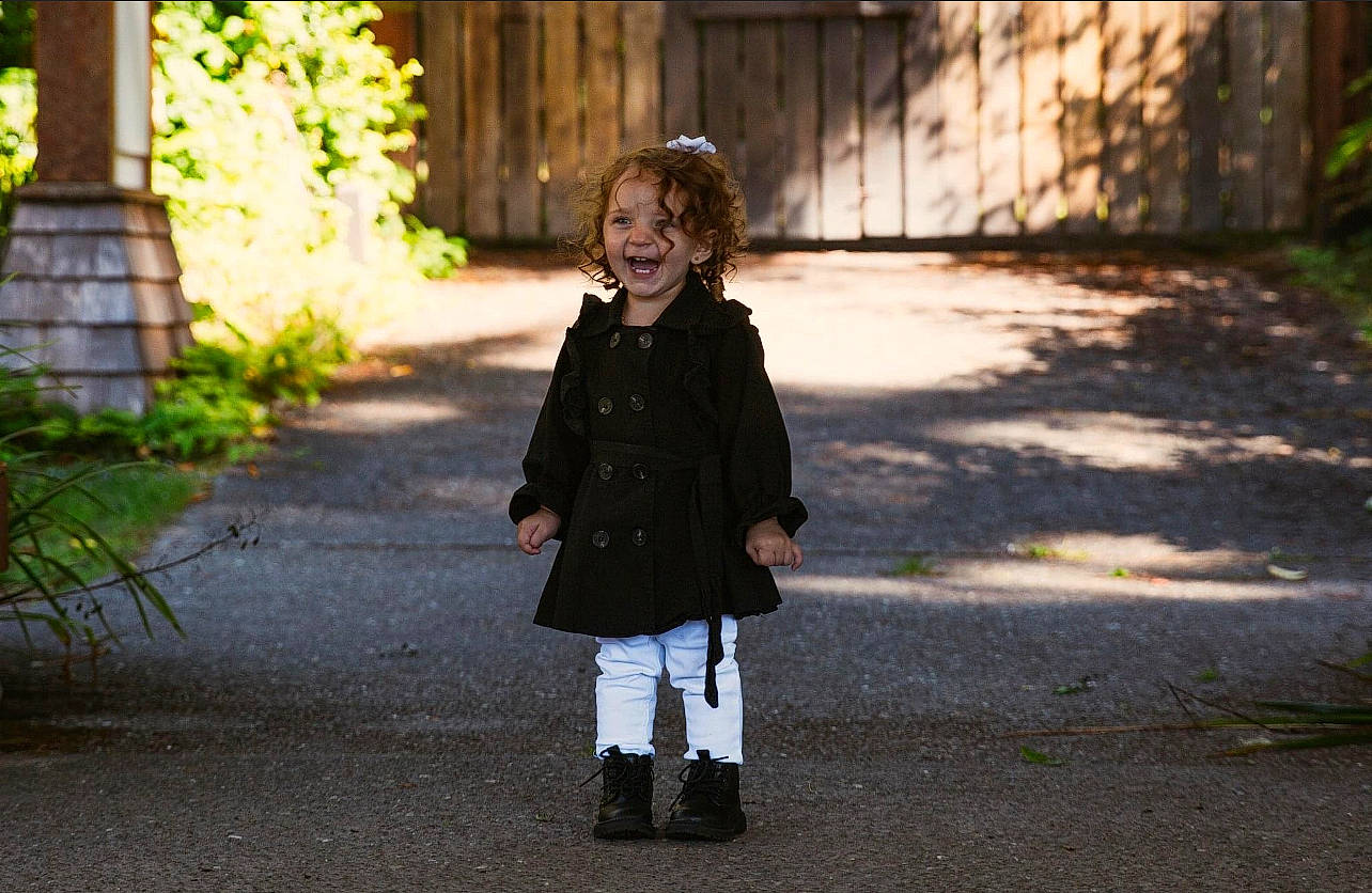 Legacy joined the competition — help win amazing prizes! asphalt, child, fun, grass, jacket, pattern, people_in_nature, person, plaid, plant, road, road_surface, shadow, sidewalk, sleeve, smile, sunlight, tartan, tints_and_shades, toddler