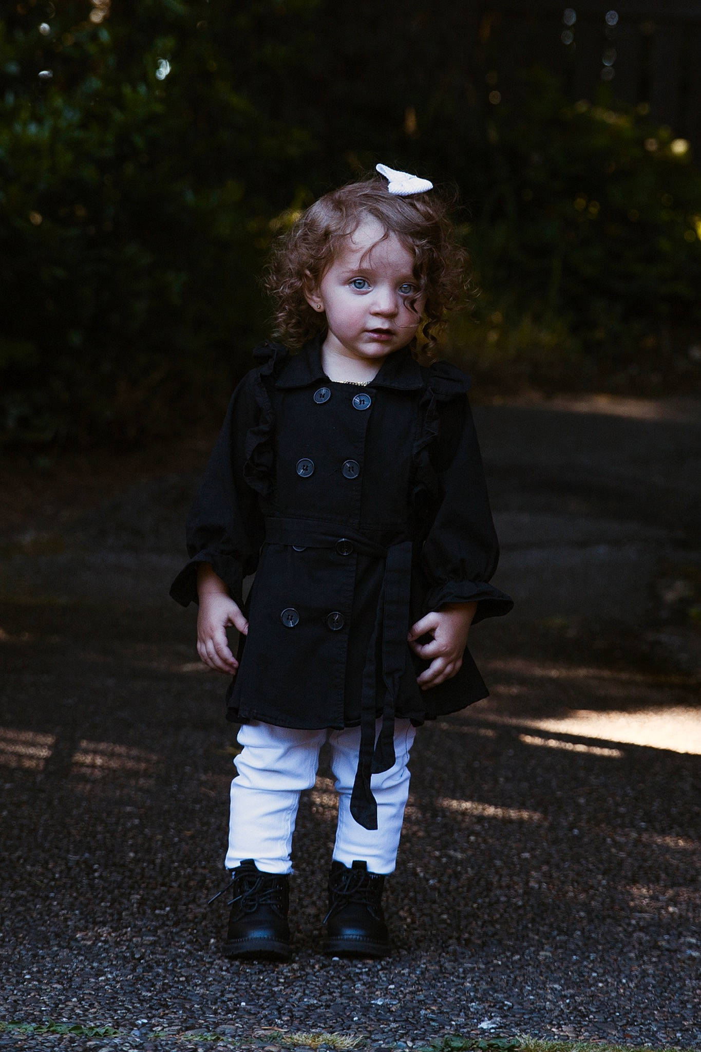 Legacy joined the competition — help win amazing prizes! asphalt, blond, boot, child, darkness, denim, flash_photography, forest, formal_wear, fun, fur, grass, knee, people_in_nature, person, plant, road_surface, sleeve, standing, tints_and_shades