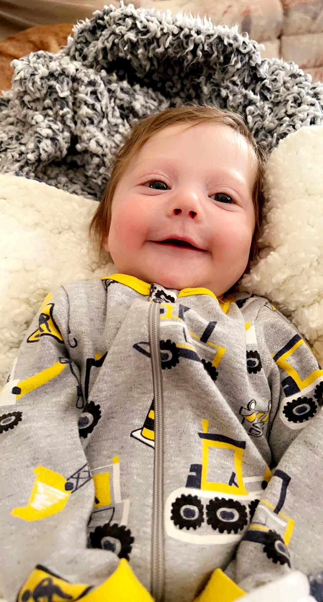 Winston joined the competition — help win amazing prizes! cheek, eye, face, facial_expression, fun, happy, head, iris, jacket, joy, nose, organ, outerwear, people_in_nature, person, photograph, skin, sleeve, smile, standing