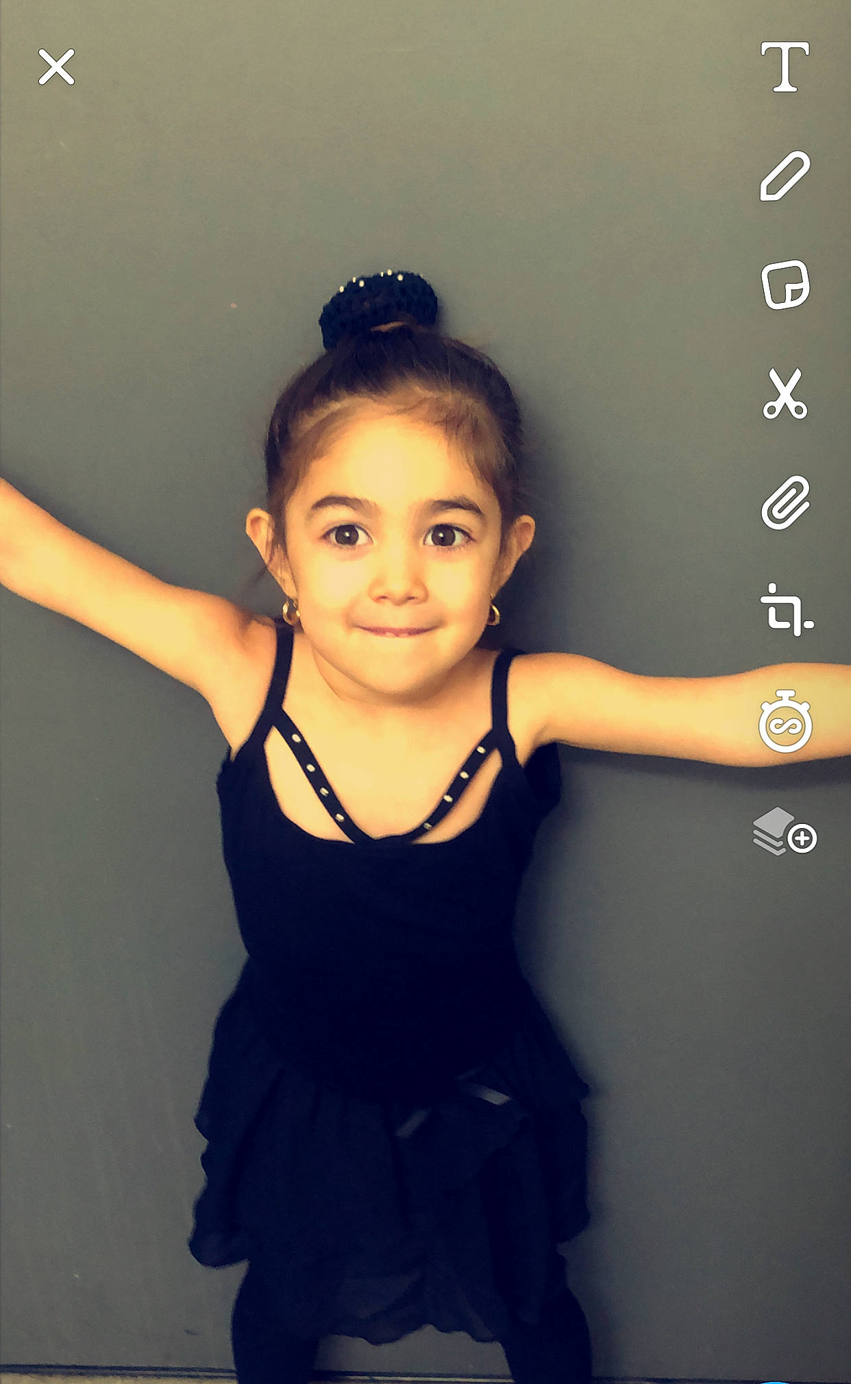 Jayleen joined the competition — help win amazing prizes! arm, beauty, black_hair, child, child_model, dress, face, flash_photography, forehead, gesture, head, joy, person, photo_shoot, photography, shoulder, skin, smile, snapshot, standing