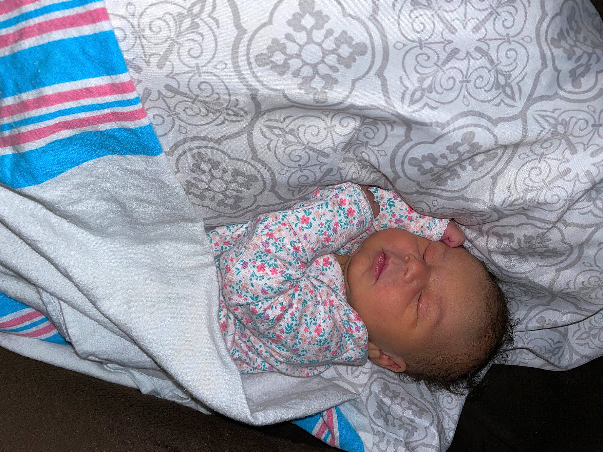 Bentleigh joined the competition — help win amazing prizes! baby, baby_toddler_clothing, bedding, bedtime, child, comfort, couch, grey, human, linens, nap, pattern, person, product, room, sitting, sleep, sleeve, textile, toddler