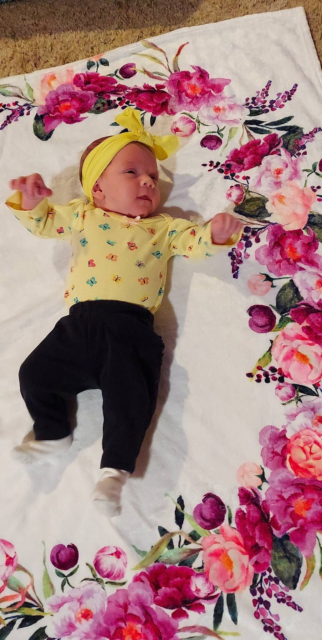 Oakley joined the competition — help win amazing prizes! artificial_flower, baby, baby_toddler_clothing, beauty, child, cut_flowers, flower, flower_arranging, happy, magenta, pattern, people, people_in_nature, person, petal, pink, sleeve, textile, toddler, white