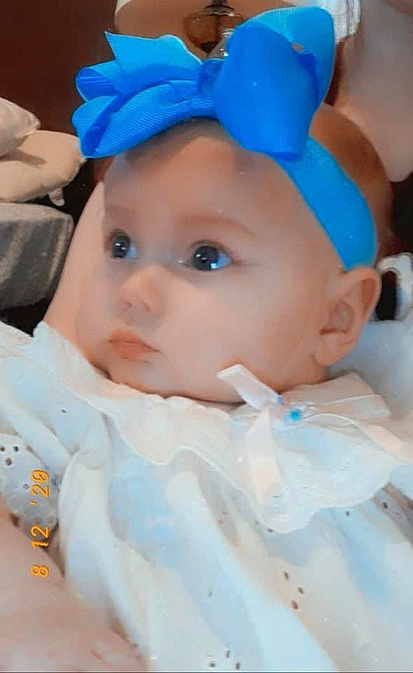 Lakynn joined the competition — help win amazing prizes! baby, baby_toddler_clothing, blue, cap, cheek, electric_blue, eye, eyebrow, eyelash, hair_accessory, happy, headband, headgear, headpiece, headwear, iris, lip, person, petal, skin