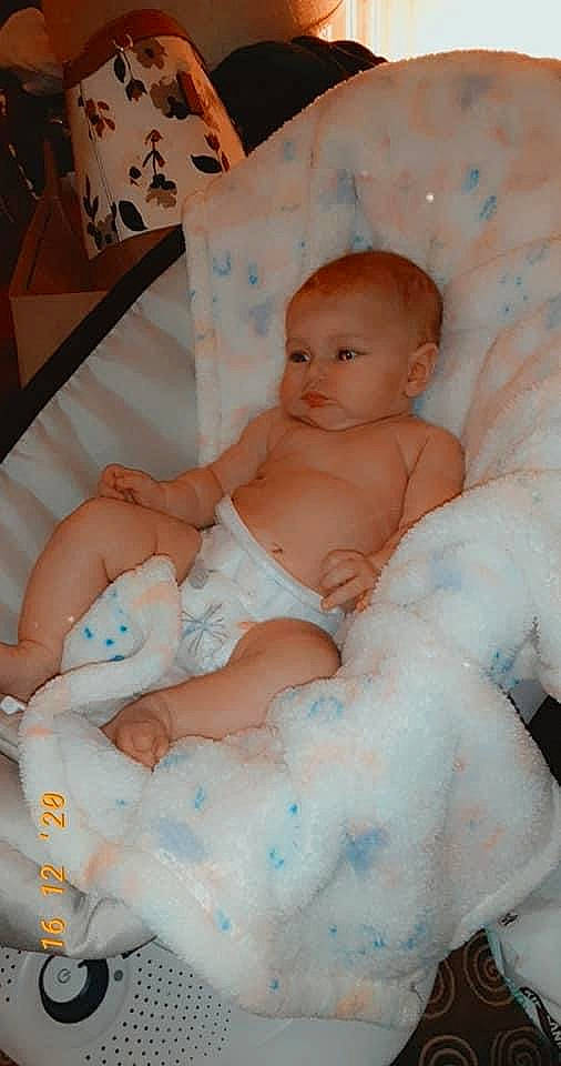 Lakynn joined the competition — help win amazing prizes! abdomen, baby, baby_products, baby_toddler_clothing, chest, child, comfort, diaper, event, finger, linens, navel, person, product, room, sitting, skin, stomach, thumb, toddler