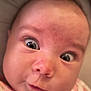 Rosetta is registered to the contest to win money with this photo: baby, bodypart, face, finger, hand, happy, head, mouth, newborn, person, photography, portrait, smile