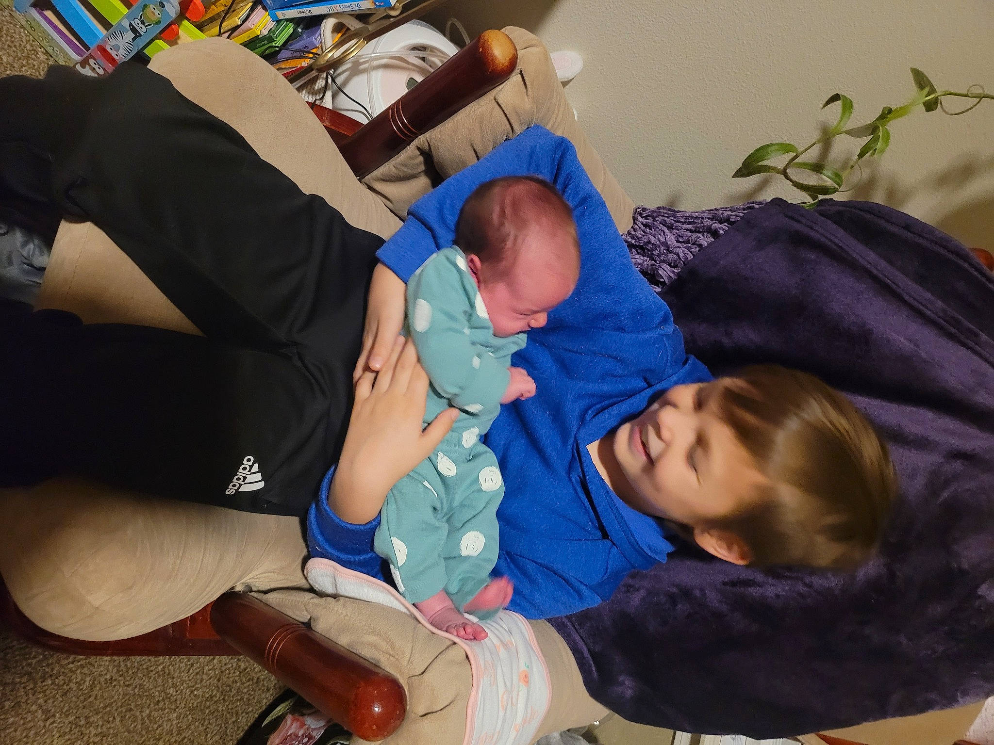 Indiana joined the competition — help win amazing prizes! arm, baby, baby_products, blue, child, comfort, elbow, electric_blue, event, fun, happy, houseplant, joint, joy, knee, lap, person, plant, room, sitting