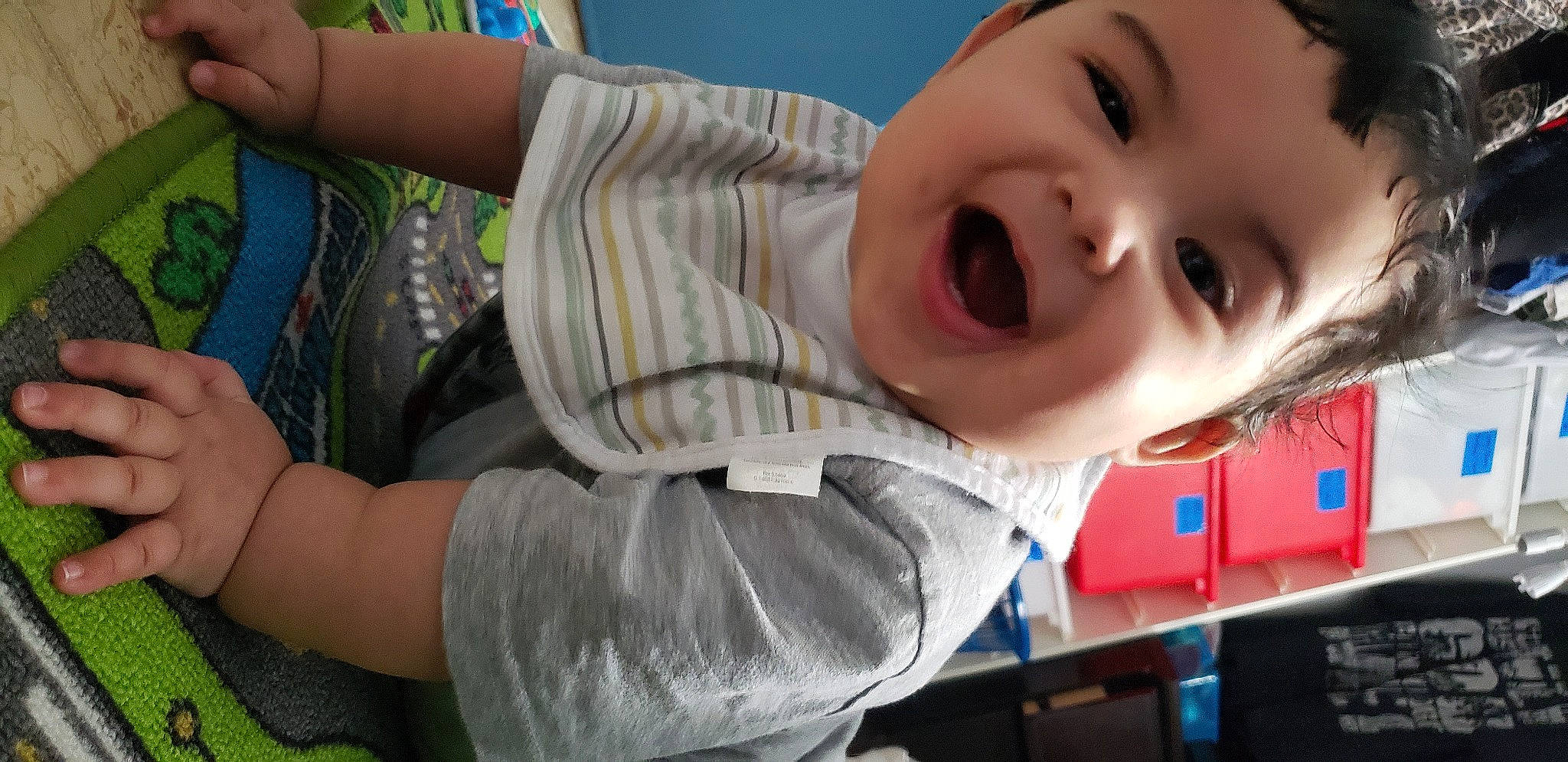 Juliuz joined the competition — help win amazing prizes! baby, baby_toddler_clothing, cheek, child, elbow, eye, eyelash, fun, gesture, happy, jaw, lip, mouth, neck, nose, person, sleeve, smile, thumb, toddler