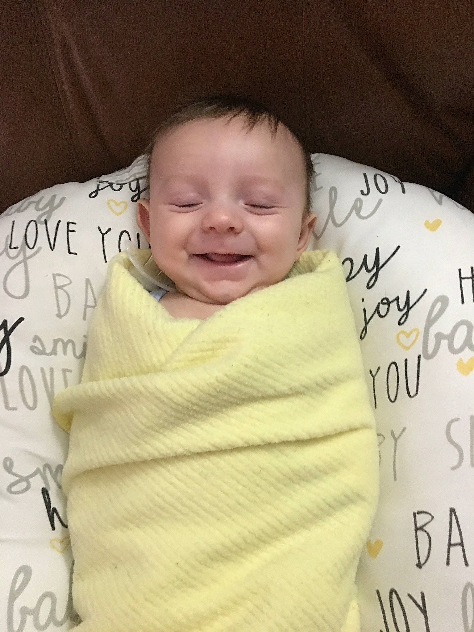 Jameson joined the competition — help win amazing prizes! baby, baby_toddler_clothing, cheek, chin, comfort, eyebrow, facial_expression, forehead, happy, iris, joy, mammal, nose, organ, person, photograph, product, skin, sleeve, smile