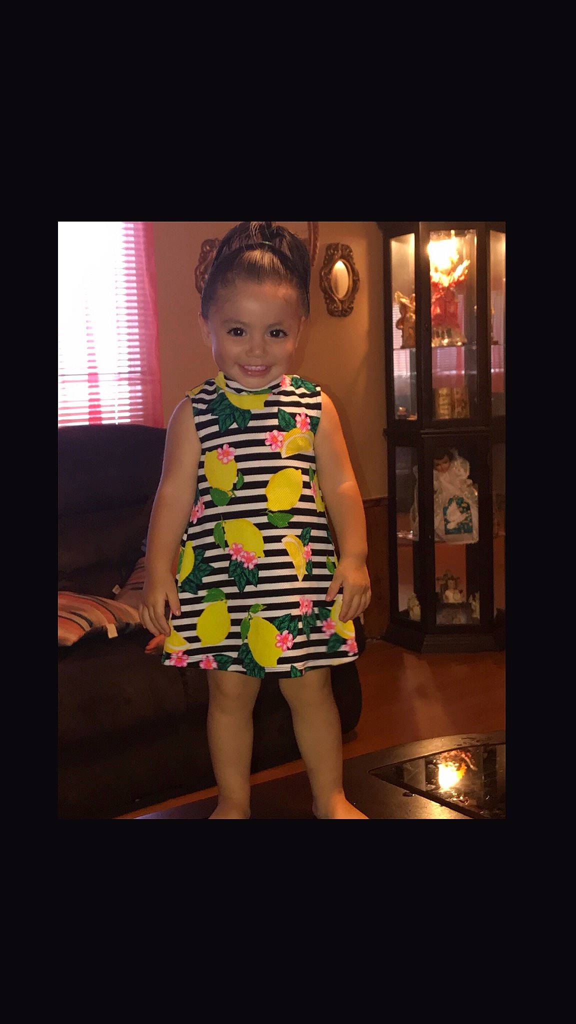 Rosaleen joined the competition — help win amazing prizes! beauty, child, child_model, clothing, design, dress, fashion, joy, pattern, person, photography, play, shoe, standing, toddler, yellow