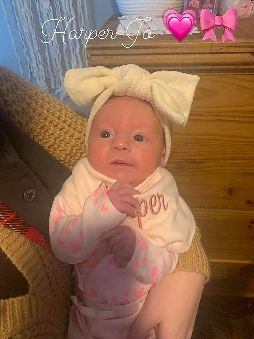 Harper Jo joined the competition — help win amazing prizes! baby, baby_toddler_clothing, beauty, cheek, comfort, diaper, eye, eyebrow, face, happy, head, human_body, navel, organ, person, pink, skin, smile, thigh, thumb