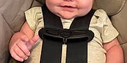 Harley is registered to the contest to win money with this photo: baby, blue_eyes, bow, car_seat, child, chubby_cheeks, closeup, clothing, cute, happy, heart_doodle, indoor, infant, leopard_print, portrait, safety, sitting, smiling, straps, warning_label