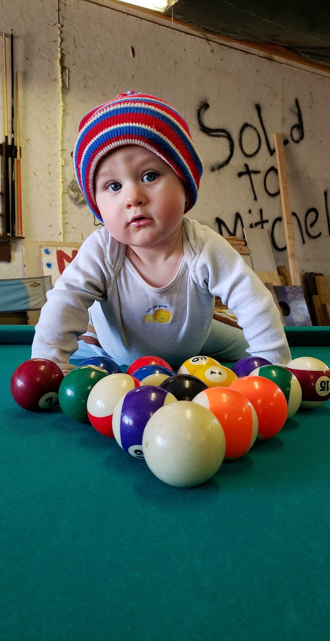 Holden joined the competition — help win amazing prizes! ball, billiard_ball, billiard_room, billiard_table, billiards, carom_billiards, child, english_billiards, fun, furniture, games, headwear, individual_sports, indoor_games_and_sports, person, play, pool, recreation, room, sports_equipment