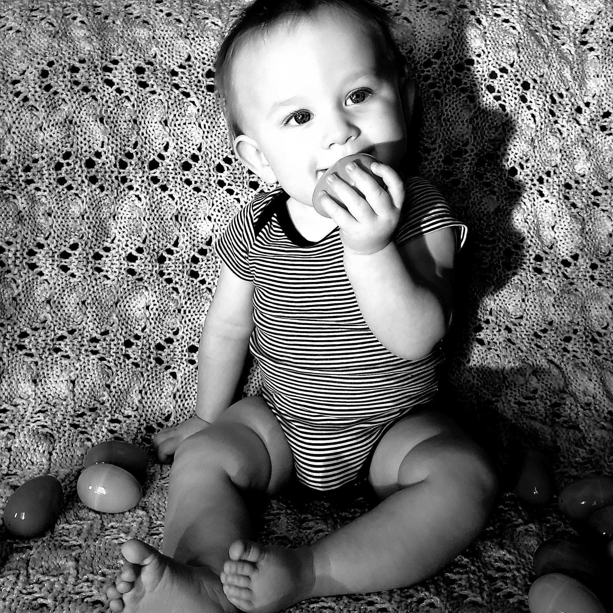 Holden joined the competition — help win amazing prizes! baby, beauty, black, black_and_white, cheek, child, eye, face, fun, leg, monochrome, monochrome_photography, mouth, person, photo_shoot, photograph, photography, portrait_photography, sitting, skin