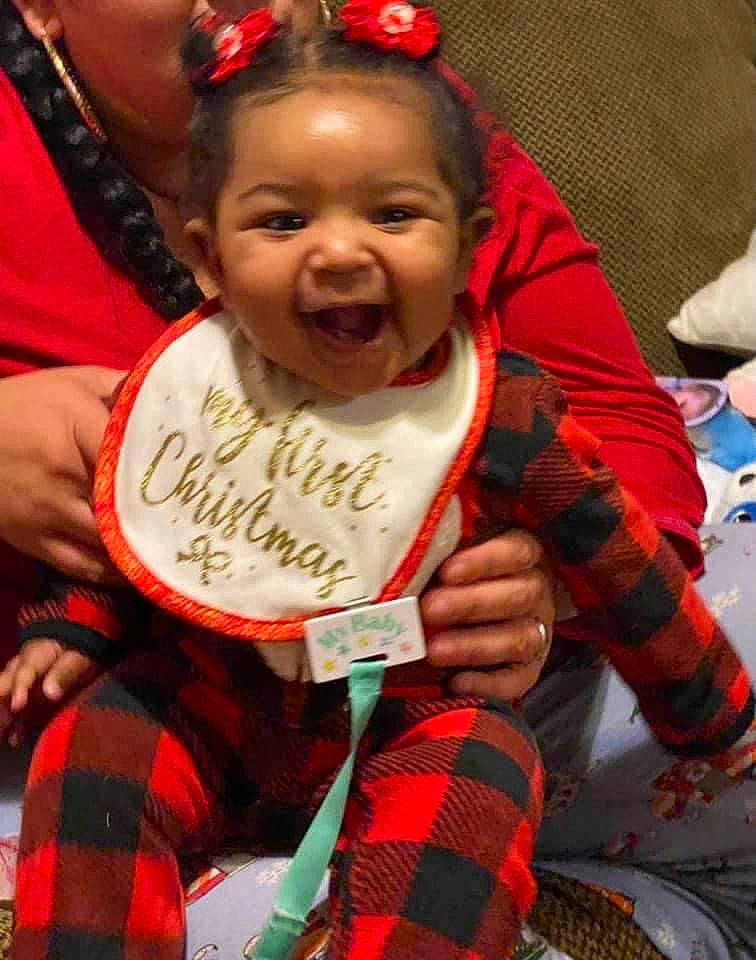 Amya joined the competition — help win amazing prizes! baby, child, clothing, design, event, face, fun, handwriting, happy, holiday, jewellery, pattern, person, plaid, red, skin, smile, tartan, toddler, tradition