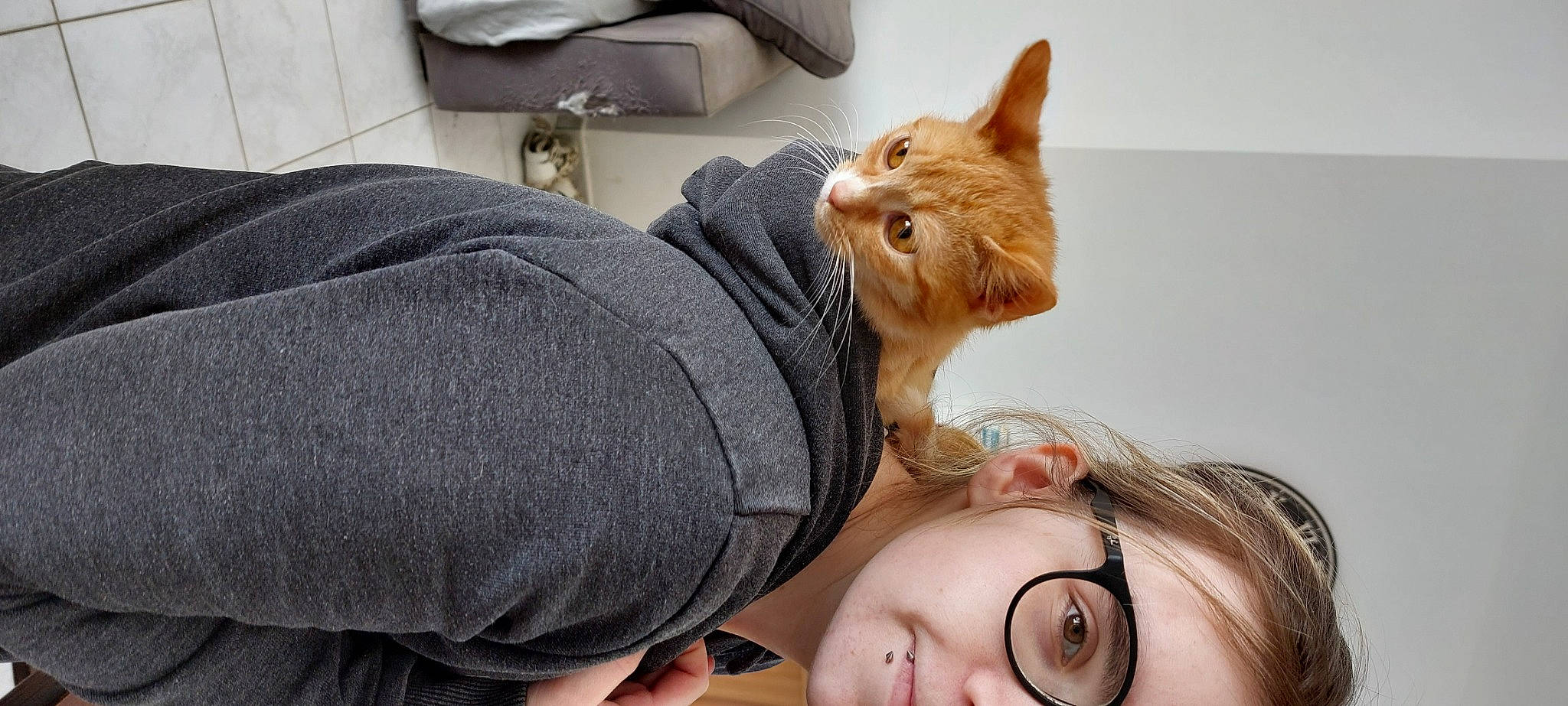 Sven a rejoint le concours — aidez-le/la à gagner de superbes lots ! arm, carnivore, cat, comfort, ear, eye, eyelash, finger, gesture, glasses, hair, hand, happy, head, joint, leg, organ, shoulder, skin, vertebrate