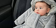 Ethan joined the competition — help win amazing prizes! baby, car_interior, car_seat, casual, child, child_in_car, comfort, cute, gray, headwear, indoors, infant, looking_away, onesie, plush, rainy_day, seat, side_view, soft_texture, warm_clothing