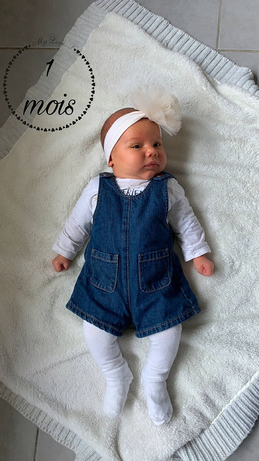 Azelya participe au concours pour gagner de l'argent avec cette photo : baby, baby_toddler_clothing, cap, child, denim, doll, eye, grey, headgear, headwear, human_body, knit_cap, linens, outerwear, pattern, person, skin, sleeve, t_shirt, textile