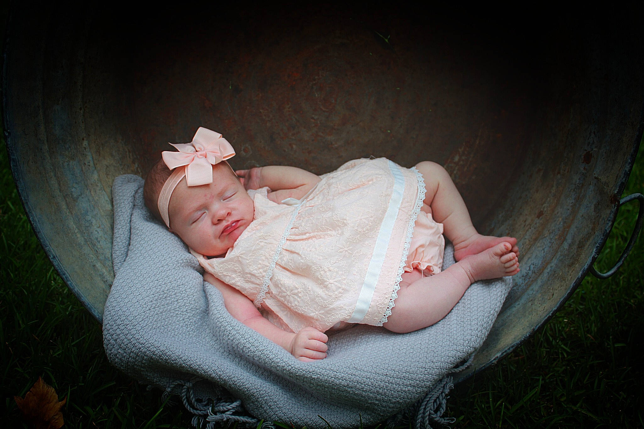 Juliana is registered to the contest to win money with this photo: baby, baby_toddler_clothing, child, comfort, dress, eye, flash_photography, flesh, foot, fun, grass, happy, hat, headwear, human_leg, linens, person, pink, portrait_photography, sitting