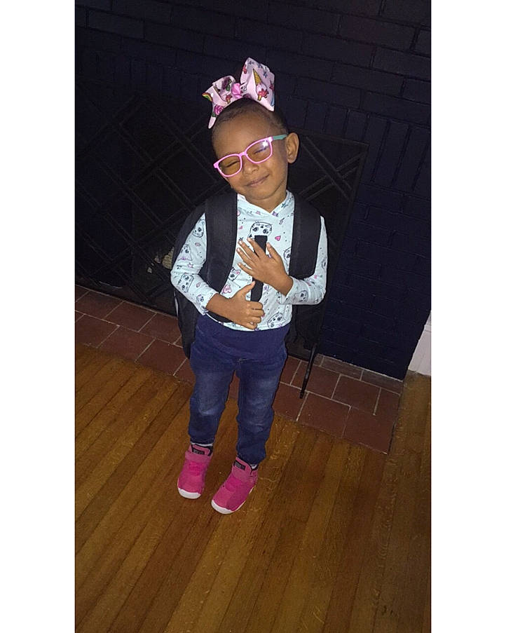 Aminah joined the competition — help win amazing prizes! child, costume, fashion, fashion_accessory, flower, footwear, hair_accessory, headgear, jeans, joy, outerwear, party, person, pink, shoe, t_shirt, toddler, trousers