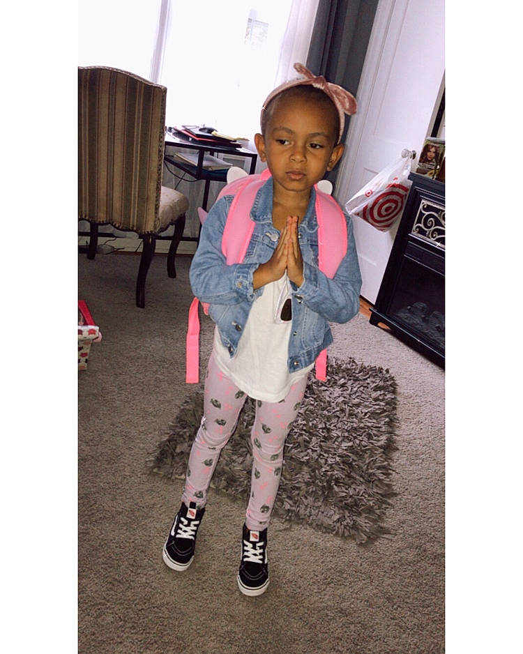 Aminah joined the competition — help win amazing prizes! blazer, child, child_model, clothing, denim, fashion, footwear, human, jacket, jeans, outerwear, person, photography, pink, shoe, shoulder, snapshot, street_fashion, t_shirt, toddler