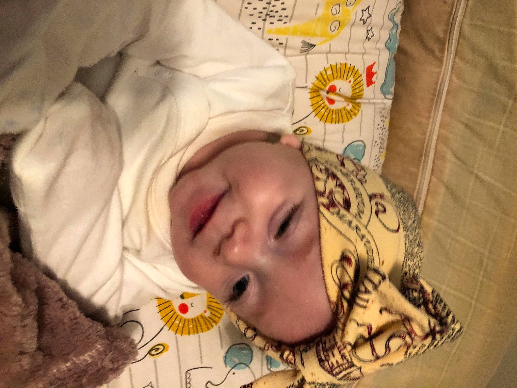 Hermione joined the competition — help win amazing prizes! baby, baby_products, baby_safety, baby_sleeping, bedding, bedtime, cheek, child, comfort, eyelash, happy, headwear, linens, lip, mouth, nap, nose, person, room, skin