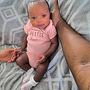 Jurneejaniya is registered to the contest to win money with this photo: baby, bed, bedroom, blanket, bodypart, clothing, couch, face, finger, furniture, hand, happy, head, hosiery, newborn, person, photography, portrait, smile, sock