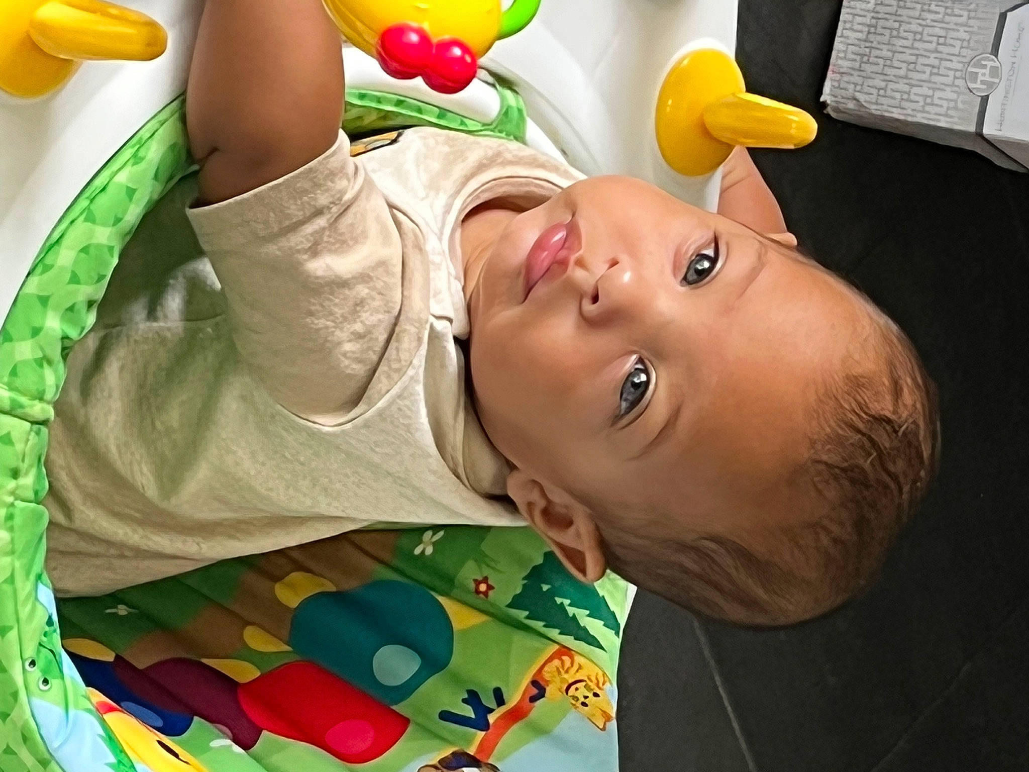 Seven joined the competition — help win amazing prizes! baby, baby_products, child, eyelash, fun, green, happy, leisure, mouth, nose, pattern, person, play, room, rubber_ducky, skin, snapshot, sweetness, toddler, toy