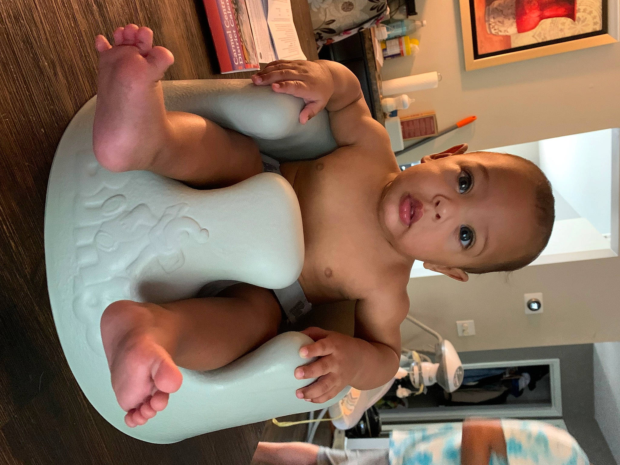 Seven joined the competition — help win amazing prizes! abdomen, arm, baby, chest, child, elbow, human_body, human_leg, joint, knee, leg, mouth, muscle, navel, person, shoulder, skin, stomach, thigh, toddler