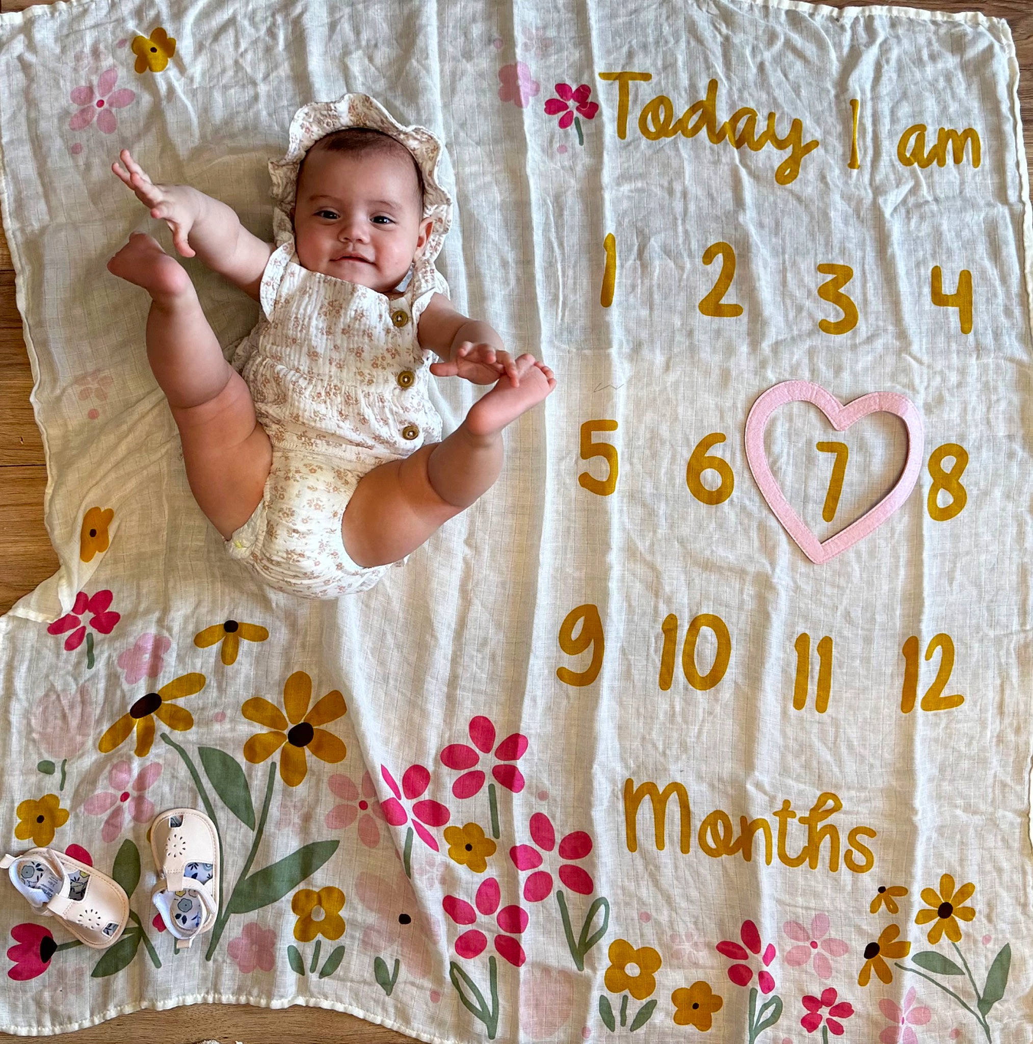 Sofia joined the competition — help win amazing prizes! art, baby, baby_toddler_clothing, bedding, child, comfort, design, font, happy, illustration, linens, magenta, pattern, people_in_nature, person, petal, pink, product, room, textile