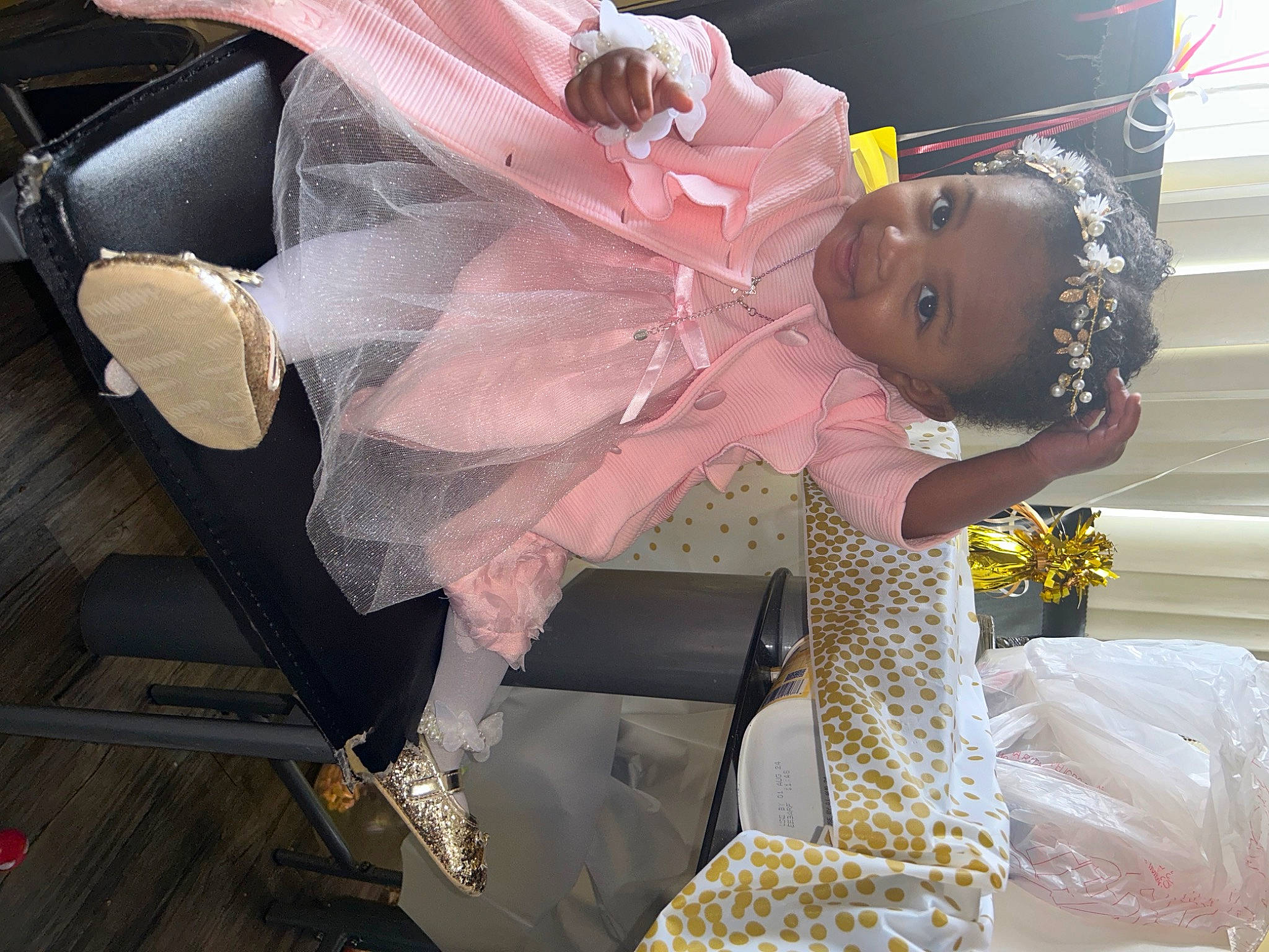 Iva joined the competition — help win amazing prizes! baby, baby_products, bridal_accessory, child, costume, dress, embellishment, event, fashion_accessory, fashion_design, fun, happy, pattern, person, plastic, room, sandal, smile, toddler