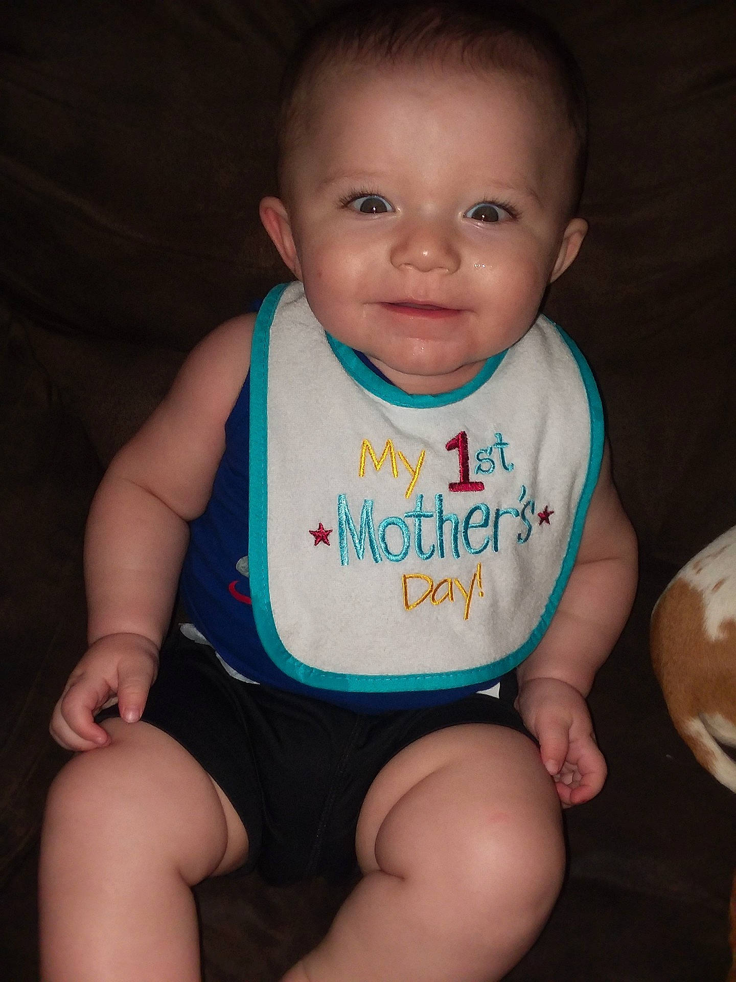 Ryden Ray is registered to the contest to win money with this photo: abdomen, arm, cheek, child, day, eye, finger, girl, hand, head, infant, iris, leg, mouth, person, product, sitting, skin, smile, toddler