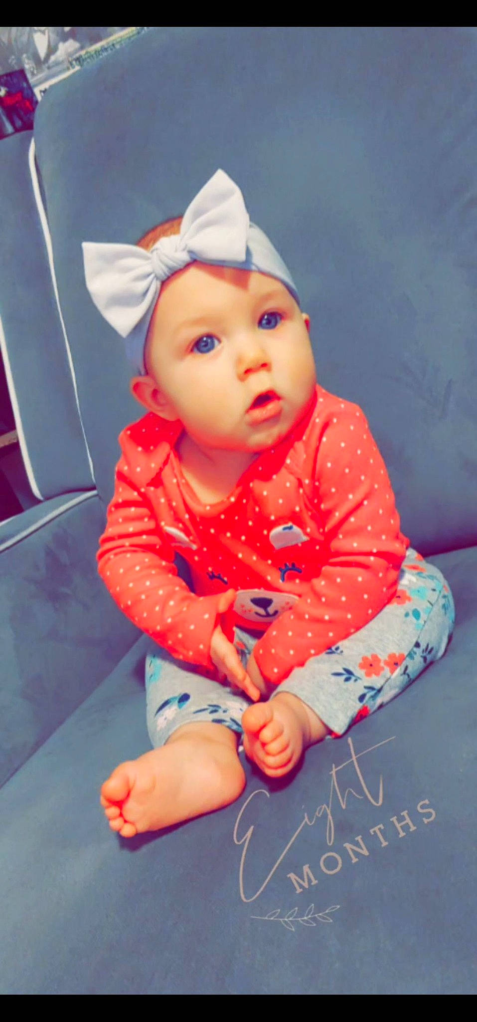 Lillian Analiese joined the competition — help win amazing prizes! baby, baby_toddler_clothing, cap, carmine, cheek, child, dress, electric_blue, eye, face, fun, hand, happy, headwear, human_body, lip, magenta, person, pink, skin