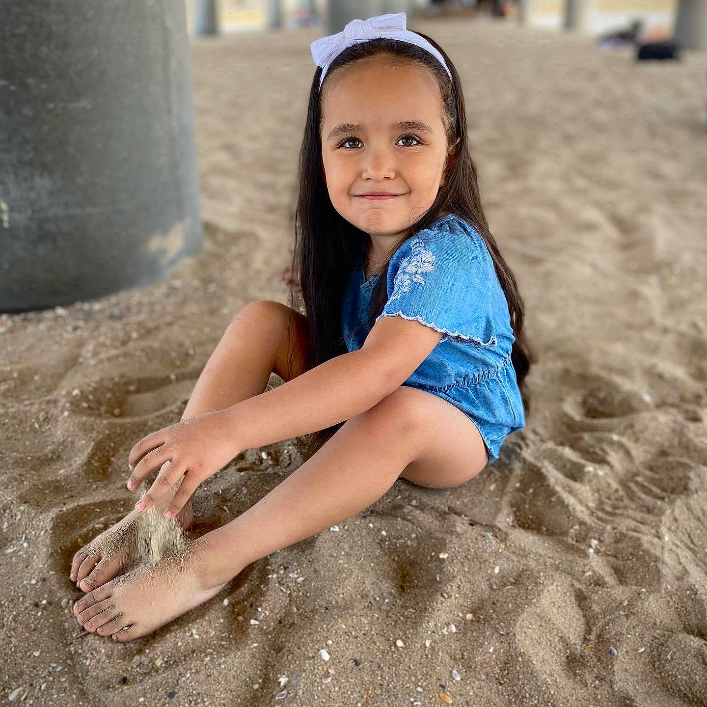 Kiera joined the competition — help win amazing prizes! beach, beauty, black_hair, blond, electric_blue, face, flash_photography, fun, hair, happy, human_leg, joy, leg, leisure, long_hair, people_in_nature, person, sand, smile, summer