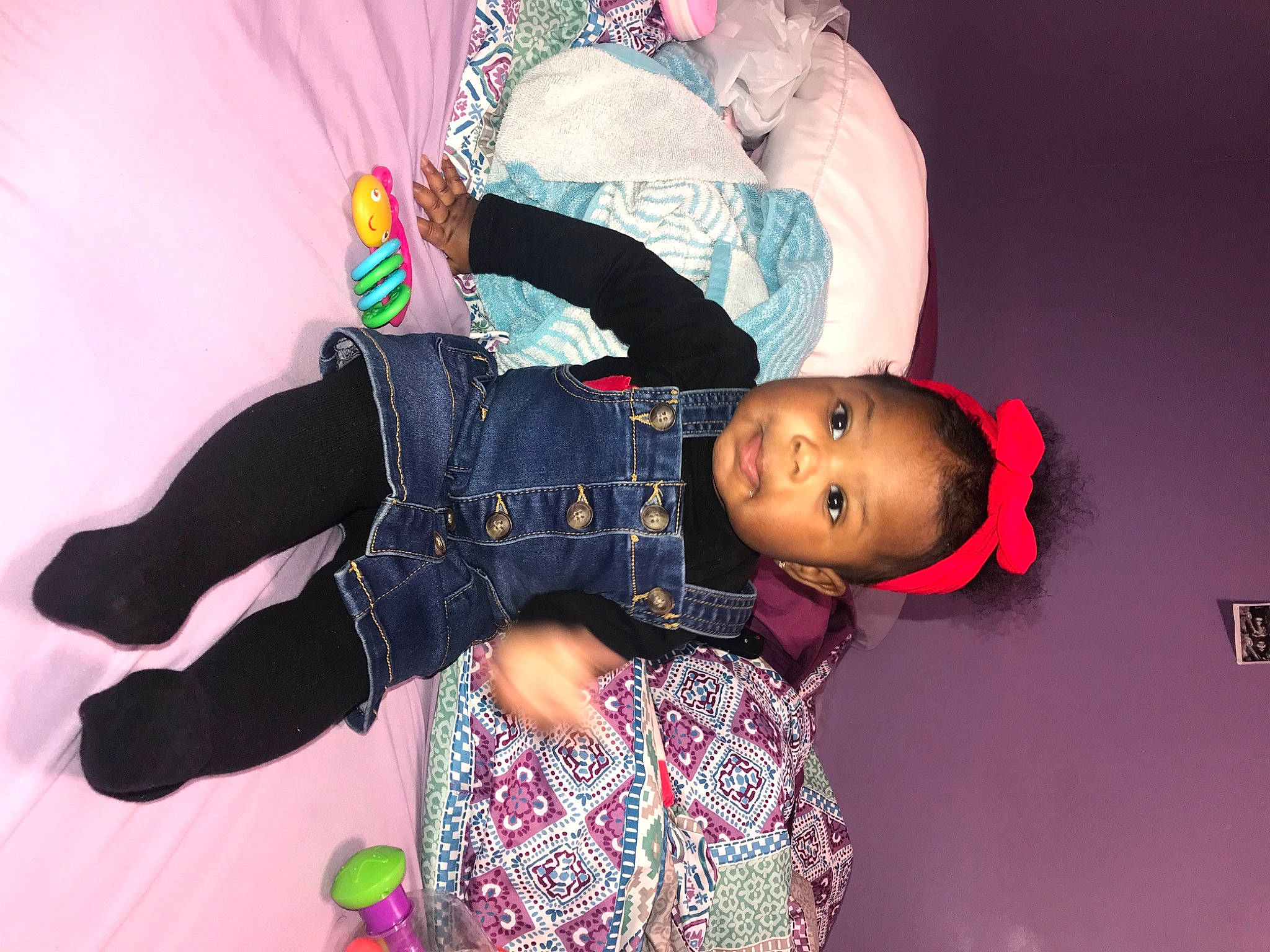 Ariyah is registered to the contest to win money with this photo: baby_toddler_clothing, child, costume, dress, event, fashion_design, flash_photography, fun, happy, hat, head, magenta, party, pattern, person, pink, purple, sleeve, toddler, tradition