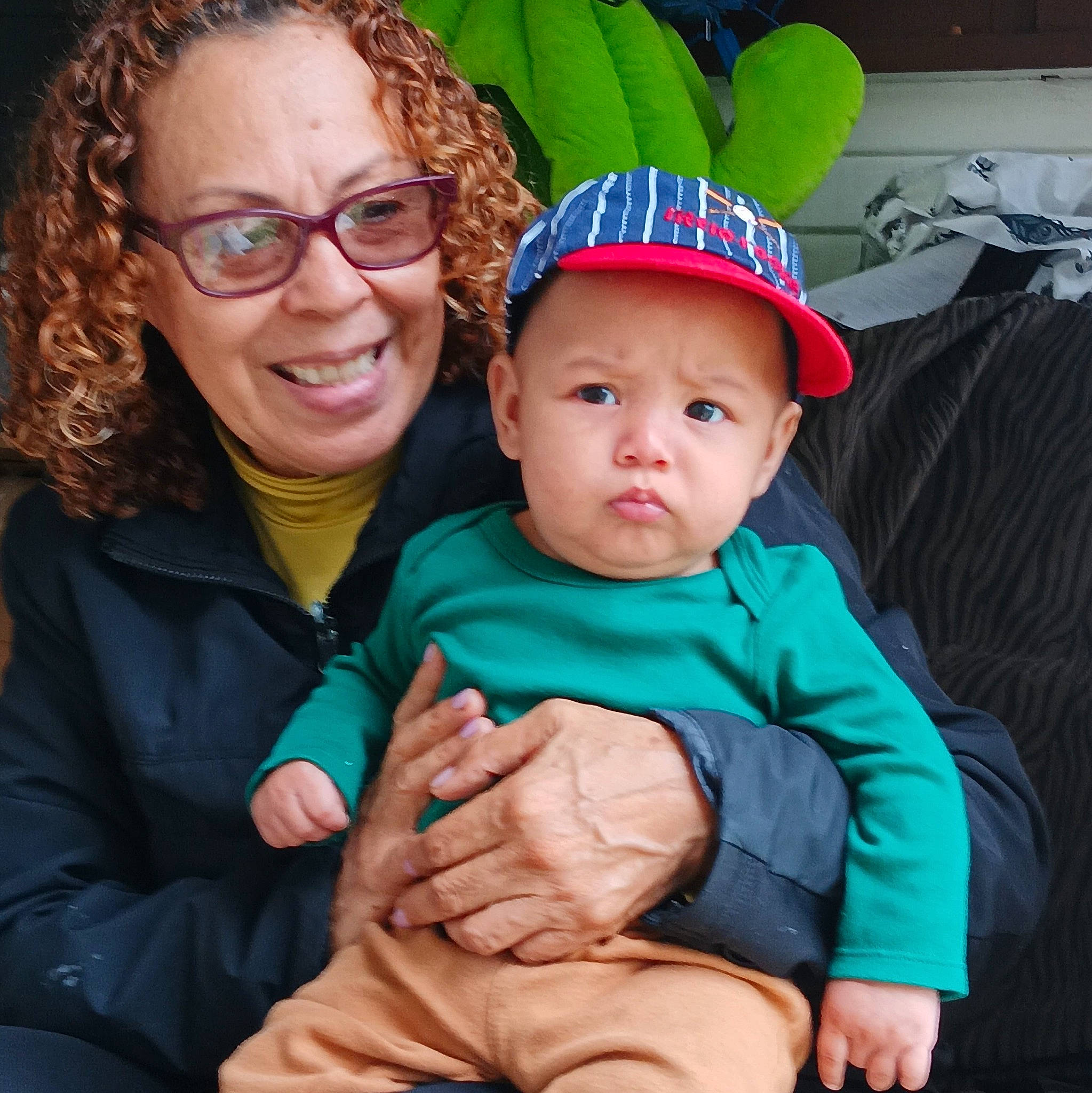 Justice joined the competition — help win amazing prizes! baby, baby_toddler_clothing, cap, child, costume_hat, event, eye, face, facial_expression, fun, gesture, glasses, hairstyle, happy, head, headwear, human_body, joy, person, skin
