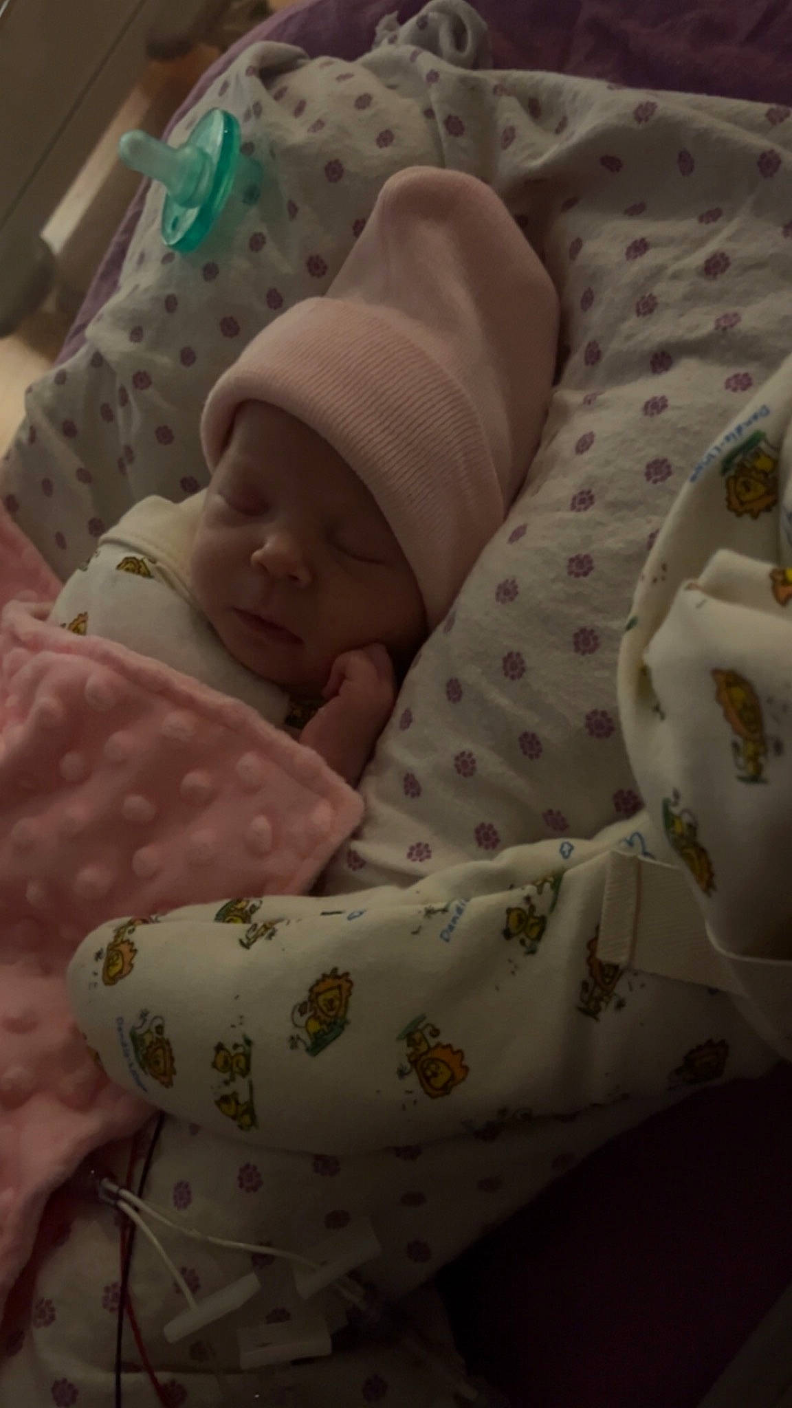 Harmony is registered to the contest to win money with this photo: baby, baby_products, baby_safety, baby_sleeping, baby_toddler_clothing, bed, bedding, bedtime, blanket, child, comfort, hat, linens, nap, pattern, person, room, skin, sleeve, textile