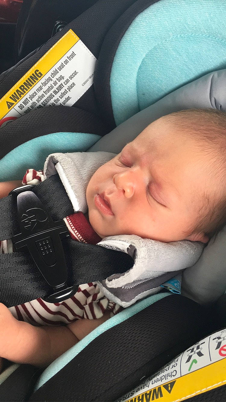 Landin joined the competition — help win amazing prizes! baby, baby_in_car_seat, baby_products, baby_sleeping, baby_toddler_clothing, bedtime, cheek, child, comfort, nap, person, product, skin, sleep, toddler