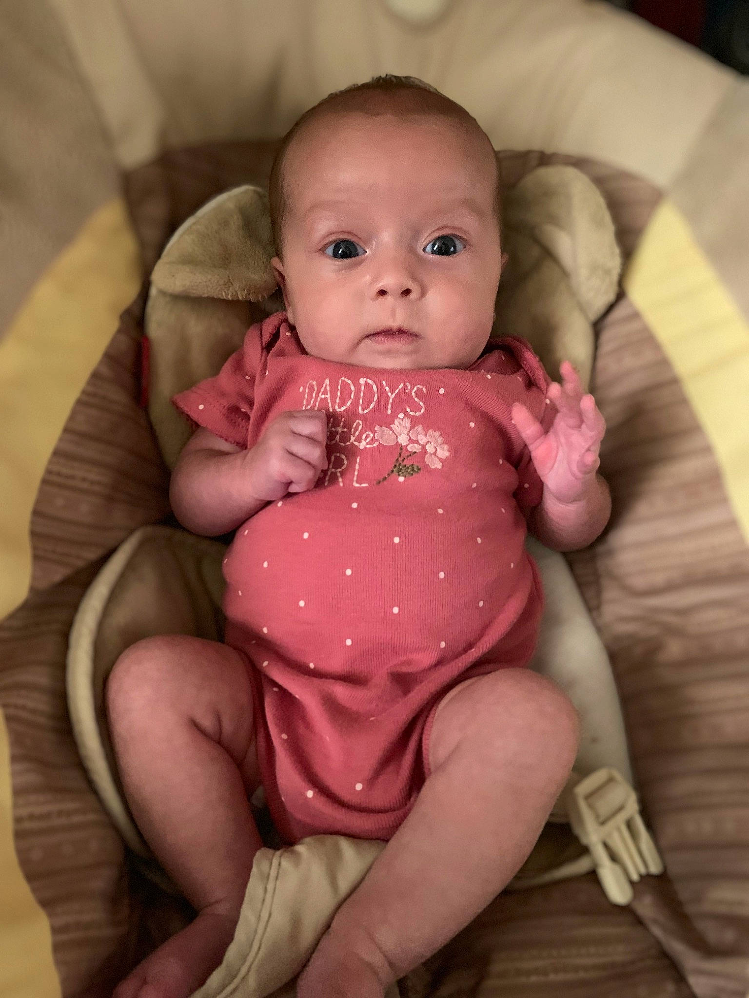 Raelynn joined the competition — help win amazing prizes! baby, baby_toddler_clothing, cheek, chest, comfort, eye, head, human_body, iris, knee, lip, mouth, neck, person, pink, skin, sleeve, stomach, thigh, toddler